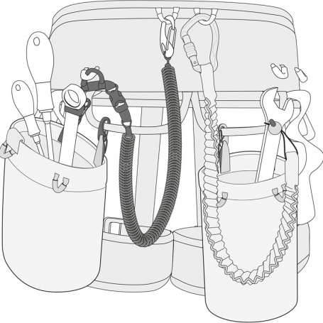 Výškové práce - BEAL Tool bucket; 3,4l