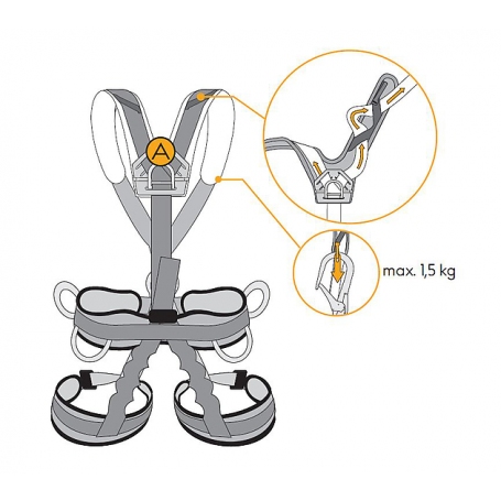 Výškové práce - Singing Rock POLSTROVANIE NA TECHNIC