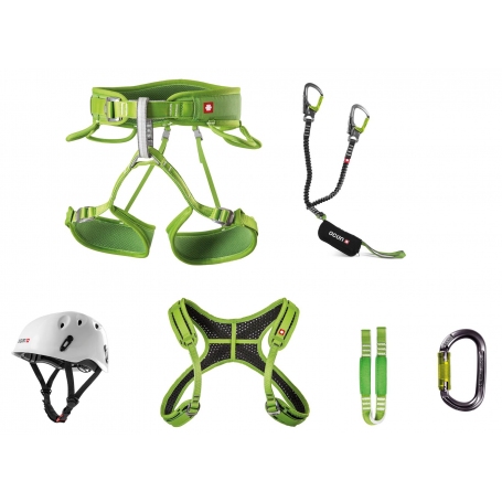 Lezecké vybavenie - Ocún VIA FERRATA TWIST+CHEST PAIL SET